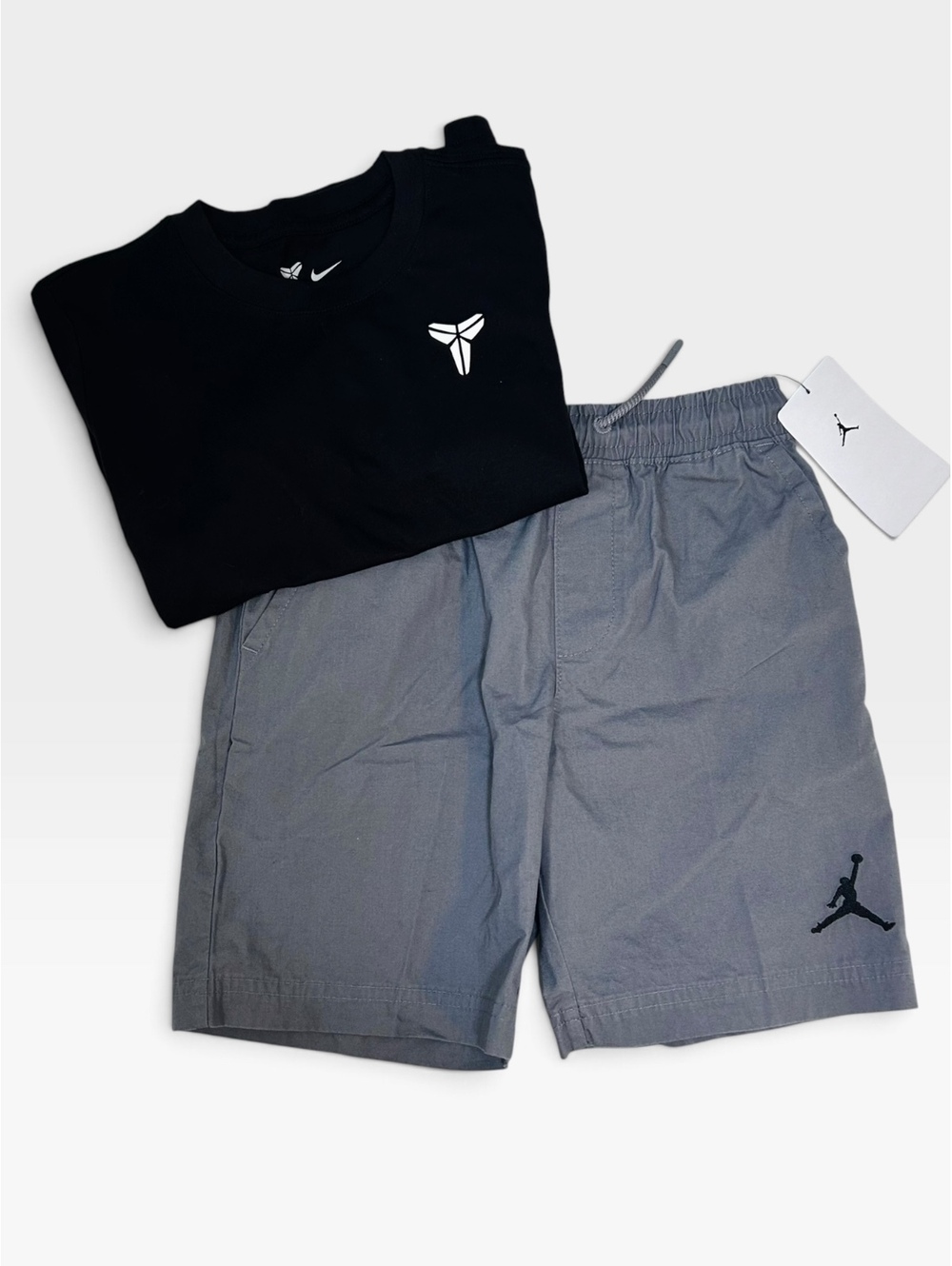 Nike Kobe Bryant Shirt & Jordan Shorts NWT Set Boys Size 6 / 5-6 Yrs 2 Piece